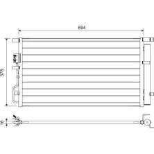 Valeo | Kondensator, Klimaanlage | 822614