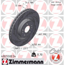 Zimmermann | Bremsscheibe | 400.5500.54