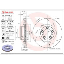 Brembo | Bremsscheibe | 09.C549.31