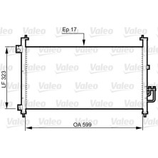 Valeo | Kondensator, Klimaanlage | 814333