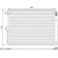 Valeo | Kondensator, Klimaanlage | 822616