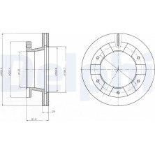 Delphi | Bremsscheibe | BG4285