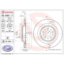 Brembo | Bremsscheibe | 09.N361.11