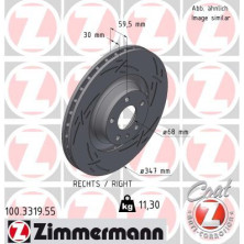Zimmermann | Bremsscheibe | 100.3319.55
