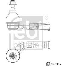 febi bilstein | Spurstangenkopf | 196317
