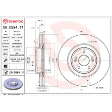 Brembo | Bremsscheibe | 09.D994.11