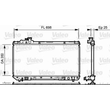 Valeo | Kühler, Motorkühlung | 734172