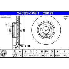 24.0328-0199.1 Bremsscheibe PowerDisc