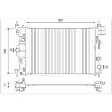 Valeo | Kühler, Motorkühlung | 701171