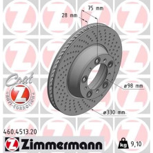 Zimmermann Bremsscheibe Coat Z 460.4513.20