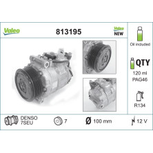 Valeo | Kompressor, Klimaanlage | 813195