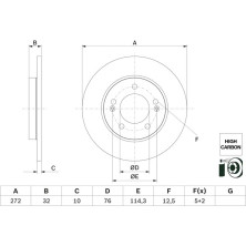 BOSCH | Bremsscheibe | 0 986 479 G30