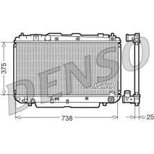 Denso | Kühler, Motorkühlung | DRM50021