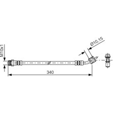 BOSCH | Bremsschlauch | 1 987 481 423