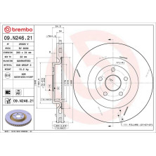 Brembo | Bremsscheibe | 09.N246.21