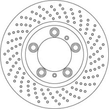 DF6779S Bremsscheibe TRW SINGLE