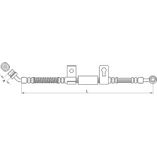 Metzger | Bremsschlauch | 4110830