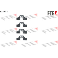 FTE | Zubehörsatz, Scheibenbremsbelag | 9910176