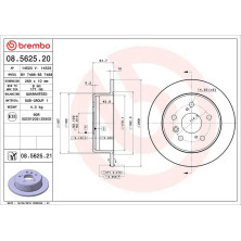 Brembo | Bremsscheibe | 08.5625.21