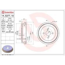 Brembo | Bremstrommel | 14.E277.10
