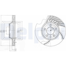 Delphi | Bremsscheibe | BG9950