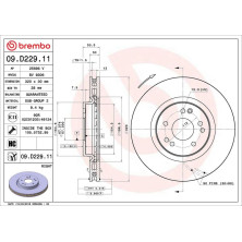 Brembo | Bremsscheibe | 09.D229.11