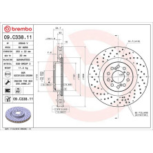 Brembo | Bremsscheibe | 09.C338.11
