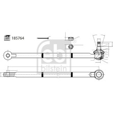 FEBI BILSTEIN 185764 Spurstangenkopf