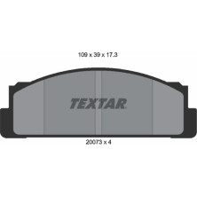 Textar | Bremsbelagsatz, Scheibenbremse | 2007304