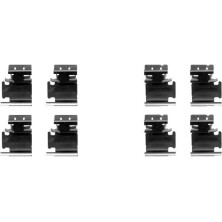 Hella | Zubehörsatz, Scheibenbremsbelag | 8DZ 355 203-061