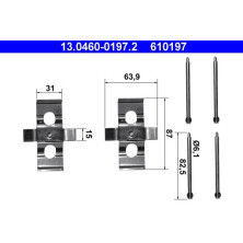 13.0460-0197.2 Zubehörsatz, Scheibenbremsbelag