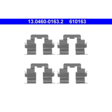 ATE | Zubehörsatz, Scheibenbremsbelag | 13.0460-0163.2
