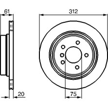 BOSCH | Bremsscheibe | 0 986 478 768