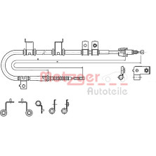 17.2575 Seilzug, Feststellbremse