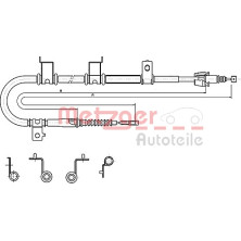 17.2576 Seilzug, Feststellbremse 17.2576 Seilzug, Feststellbremse