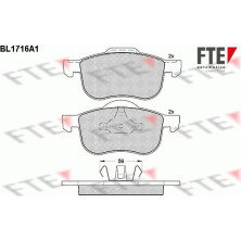 FTE | Bremsbelagsatz, Scheibenbremse | 9010316