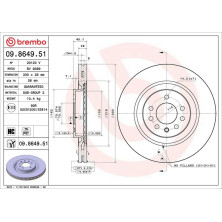 Brembo | Bremsscheibe | 09.8649.51