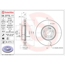 Brembo | Bremsscheibe | 09.D772.11