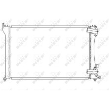 NRF | Kühler, Motorkühlung | 58251