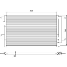 Valeo | Kondensator, Klimaanlage | 815089