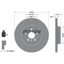Textar | Bremsscheibe | 92306805