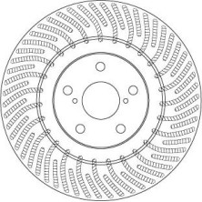 DF6692S Bremsscheibe TRW SINGLE