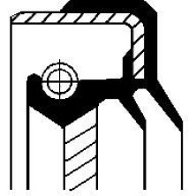 Corteco | Wellendichtring, Differential | 01016687B
