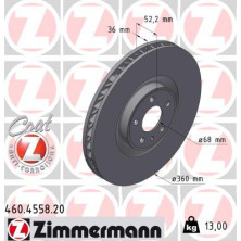 Zimmermann | Bremsscheibe | 460.4558.20