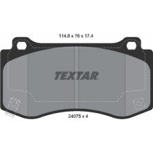 Textar | Bremsbelagsatz, Scheibenbremse | 2407501