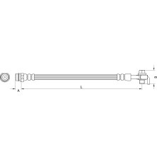 Metzger | Bremsschlauch | 4110800