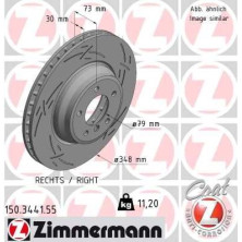 Zimmermann Bremsscheibe BLACK Z 150.3441.55