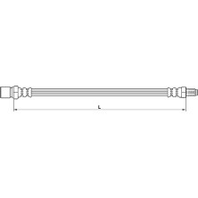 Metzger | Bremsschlauch | 4110641