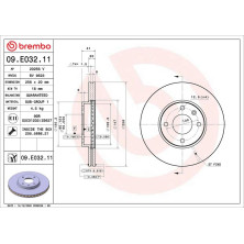 Brembo | Bremsscheibe | 09.E032.11