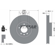 Textar | Bremsscheibe | 92219605